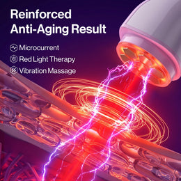 4-in-1 Microcurrent & Red Light Facial Toning Device